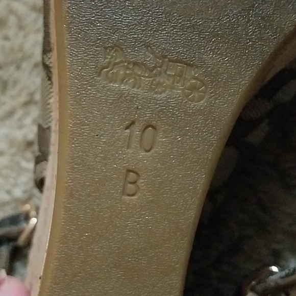 Terry Coach wedge sling back - Picture 6 of 8